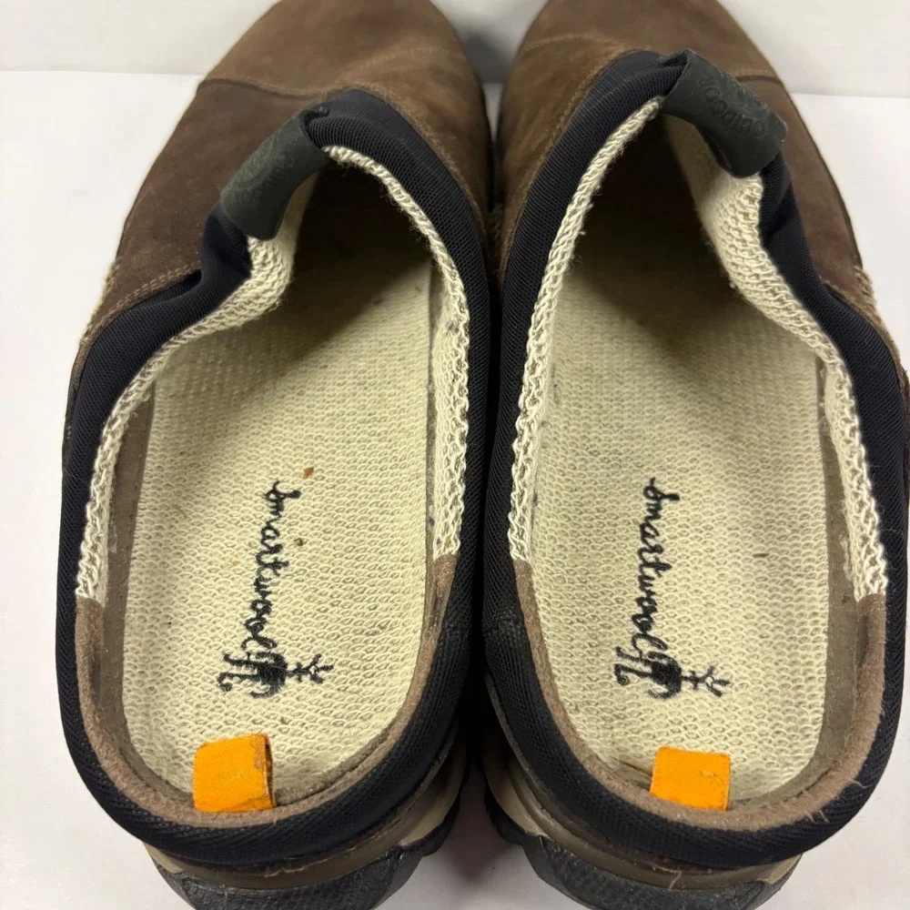 Timberland Clog Mules Mens 13 Brown Suede Smartwool Slip On Outdoor Shoes